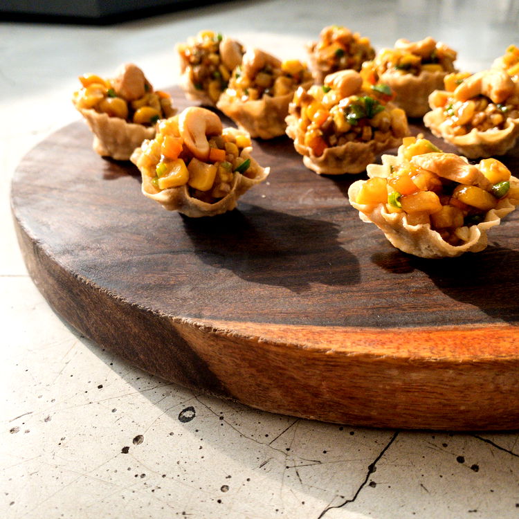 Image of Garnish & serveGarnish each cup with lightly crushed cashews. The...